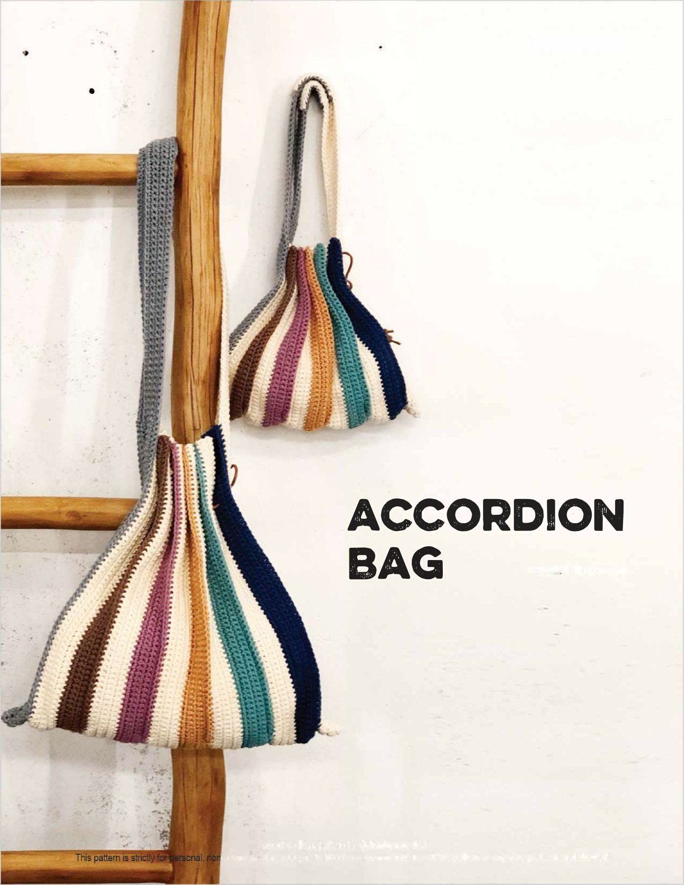 Accordion Bag Crochet Pattern: 12 Beautiful Joined Bands