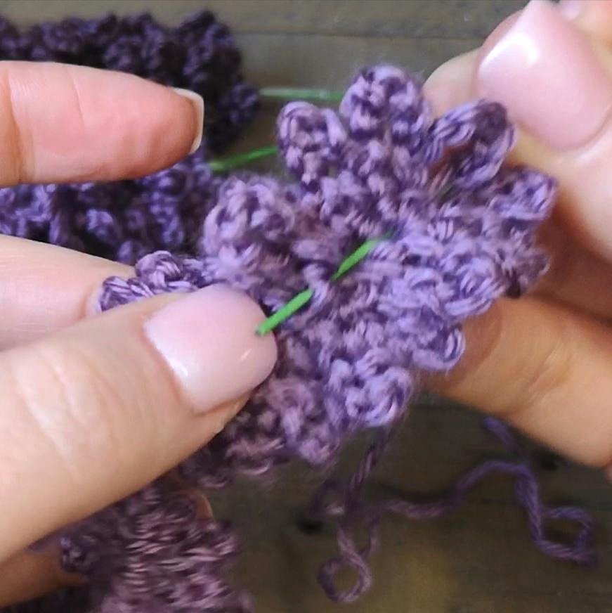 Original lavender assembly detail step 11